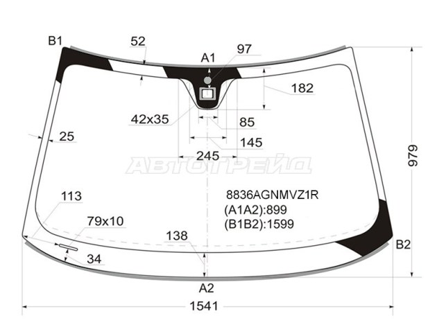 Лобовое стекло Volvo S80 (II) в Уфе, лобовое стекло Volvo S80 (II) Уфа